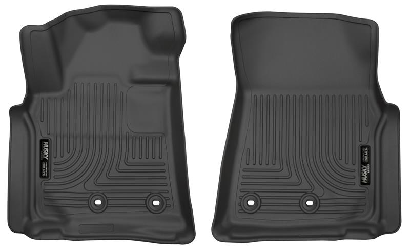 Husky Liners WeatherBeater Floor Liners - Toyota Land Cruiser & Lexus GX/LX - 13-16 Lexus LX570 / 13-16 Toyota Land Cruiser Weatherbeater Black Front Floor Liners (part 13091)