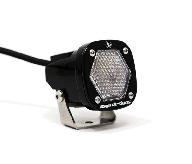Baja Designs S1 LED Lights - S1 Work/Scene LED Light w/ Mounting Bracket Single (part 380006)