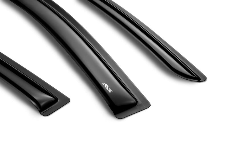 AVS Ventvisor Outside Mount Window Deflectors 4pc for 2011-2019 Ford Ranger Crew Cab - Smoke - view 4