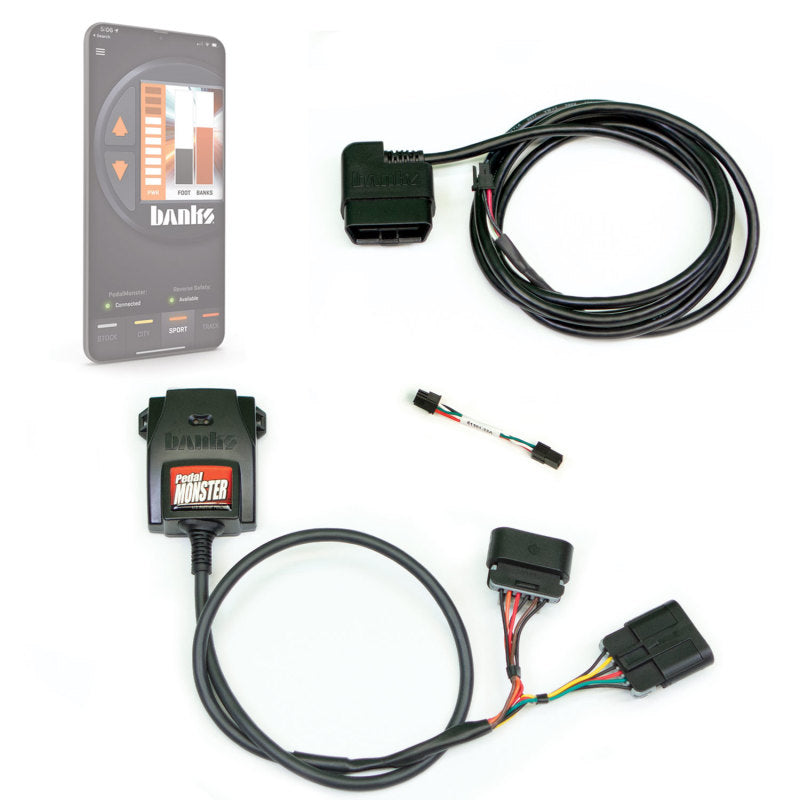 Banks Power PedalMonster Throttle Sensitivity Booster - Aptiv GT 150 6-Way - Stand-Alone (Phone App) (part 64320)