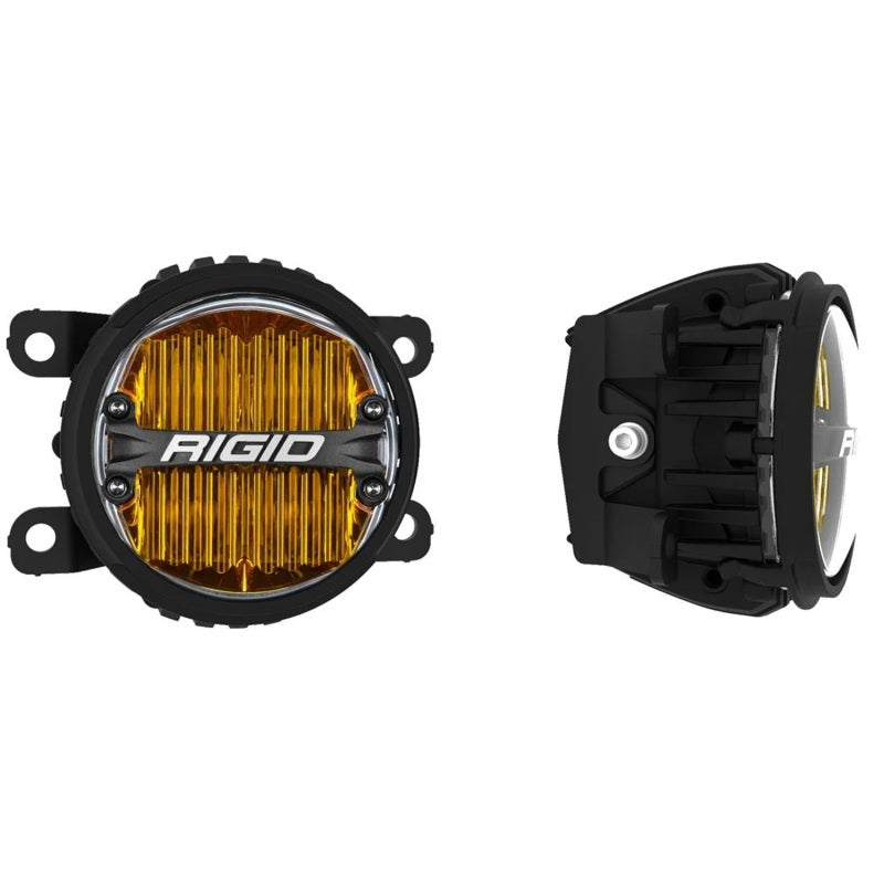 Rigid Industries Subaru BRZ / WRX STI 360-Series 4in SAE Fog Light Kit - Selective Yellow (part 37119)