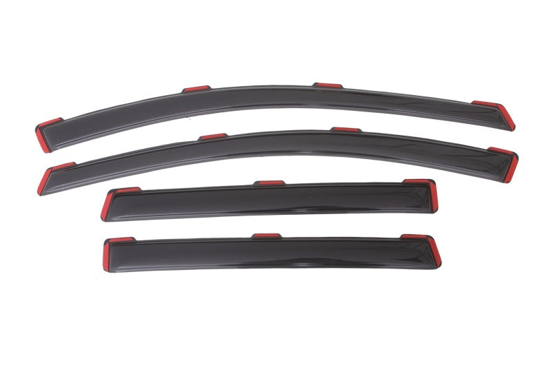 AVS Ventvisor In-Channel Front & Rear Window Deflectors 4pc for 2013-2018 Ford Escape - Smoke