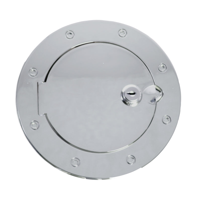 Rugged Ridge Stainless Steel Locking Gas Cap Door for 2007-2018 Jeep Wrangler JK - view 2