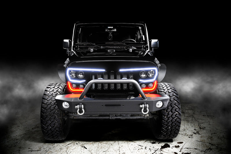 ORACLE Lighting VECTOR Series Full LED Grille - Jeep Wrangler JK - NA - 5817-PRO - view 3