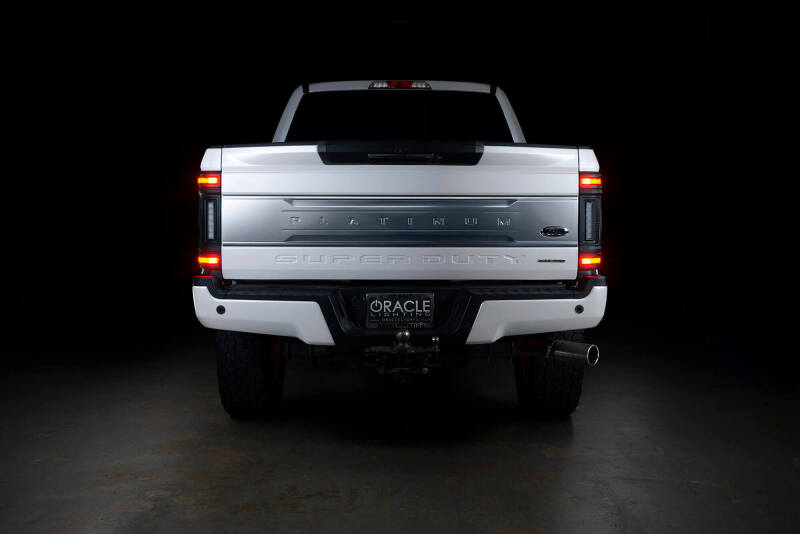 ORACLE Lighting 17-22 Ford F-250/350 (Black Series) Flush Mount LED Tail Lights - 5896-504-T - view 3