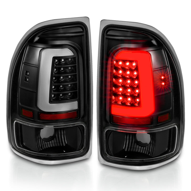 ANZO LED Light Bar Tail Lights, Black - 1997-2004 Dodge Dakota - ANZO part 311347 view 6