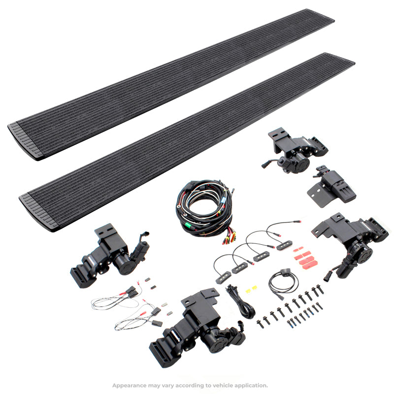 Go Rhino VoltStep Electric Running Boards, Bedliner Finish - 2009-2018 Ram 1500 Crew Cab - Go Rhino part 20420687T view 2