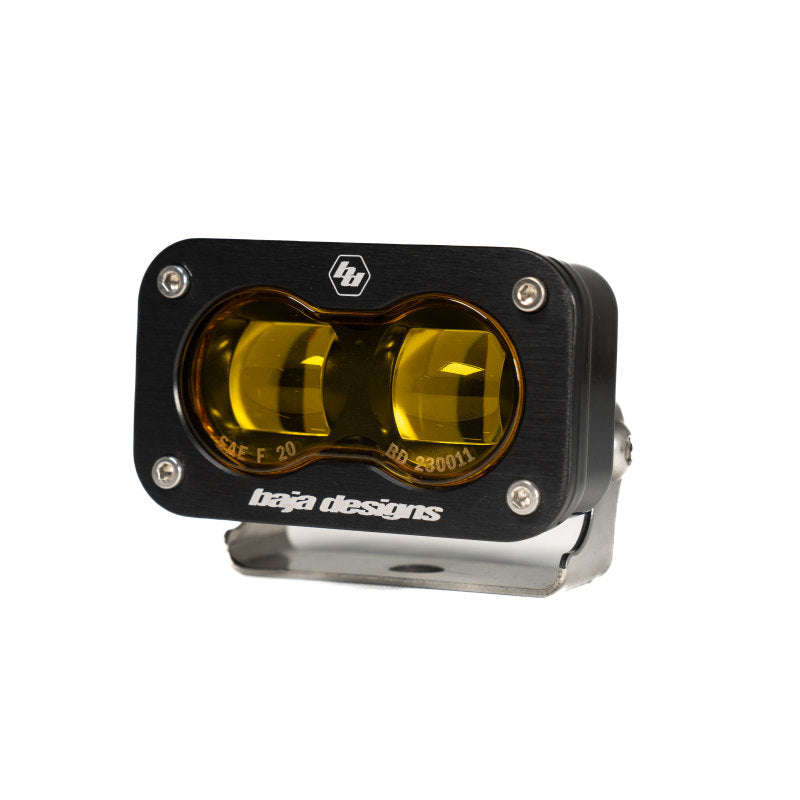 Baja Designs SAE & DOT Road-Legal LED Light Kits - Toyota - 2023+ Toyota Sequoia S2 SAE OEM Fog Light Replacement Kit - Amber (part 448168)