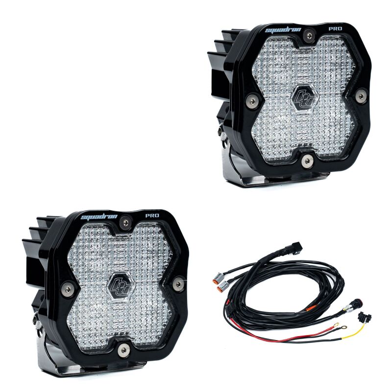 Baja Designs Squadron Pro LED Light Pods - Squadron 2.0 Pro LED Work/Scene (Pair) (part 4978062)