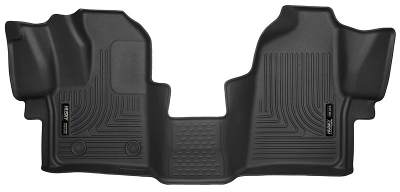 Husky Liners X-act Contour Floor Liners - Ford & Lincoln - 2015 Ford Transit-150/Transit-250/Transit-350 X-Act Contour Black Front Row Liner (part 53481)