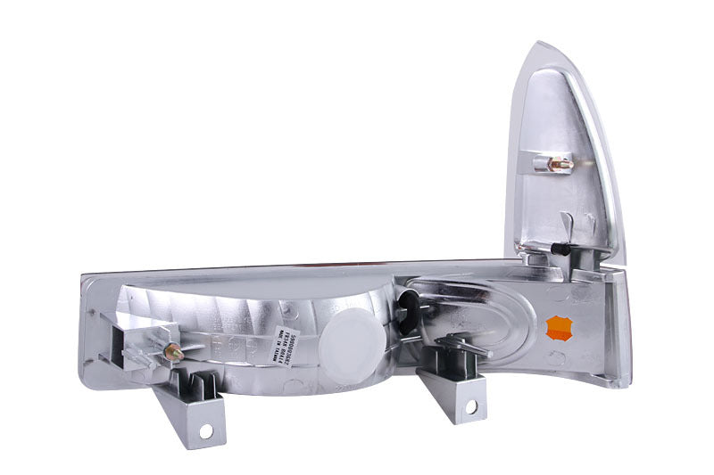 ANZO Euro Parking/Signal Lights, Chrome, Amber Reflector - 2000-2004 Ford Excursion, 1999-2004 Ford F-250/F-350 - ANZO part 511039 view 2