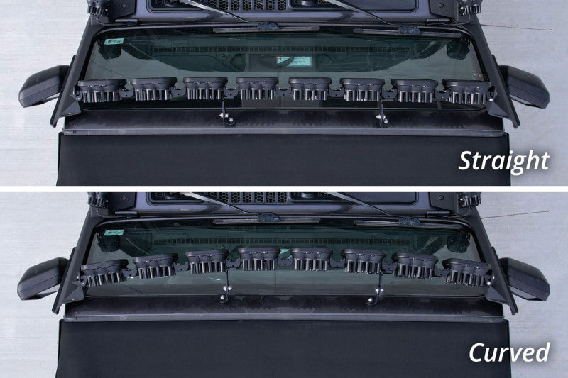 Diode Dynamics Jeep JL SS5 Sport CrossLink Windshield - White Combo Lightbar Kit - DD6821 - view 5