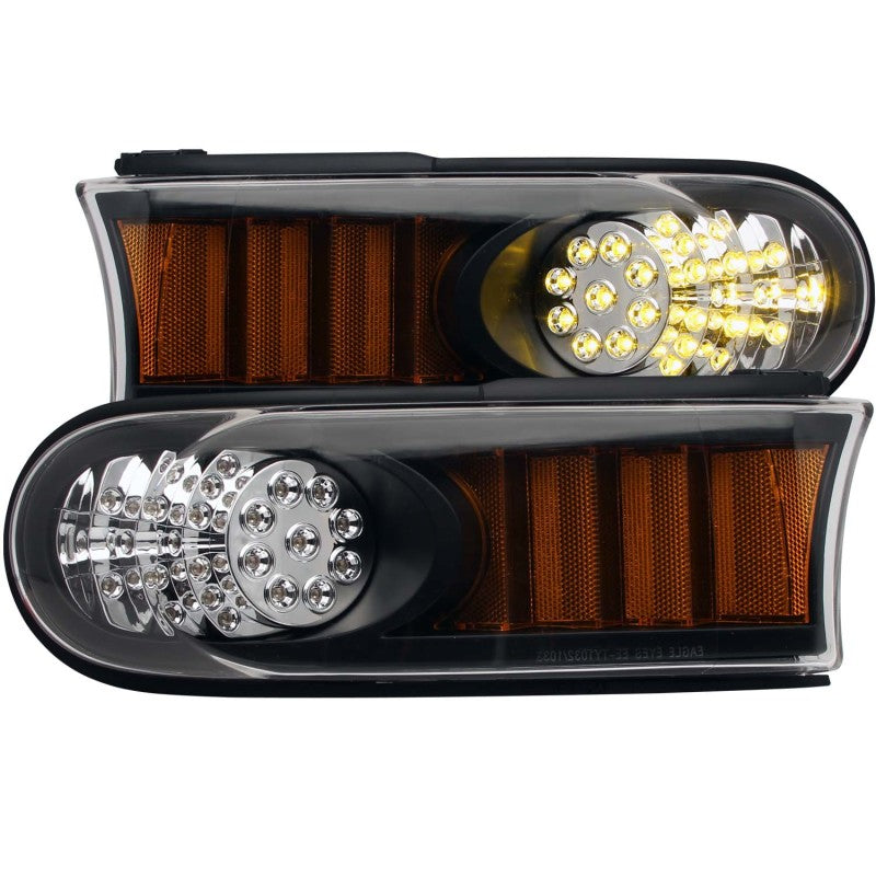 ANZO LED Parking Lights, Black - 2007-2014 Toyota FJ Cruiser - ANZO part 511078