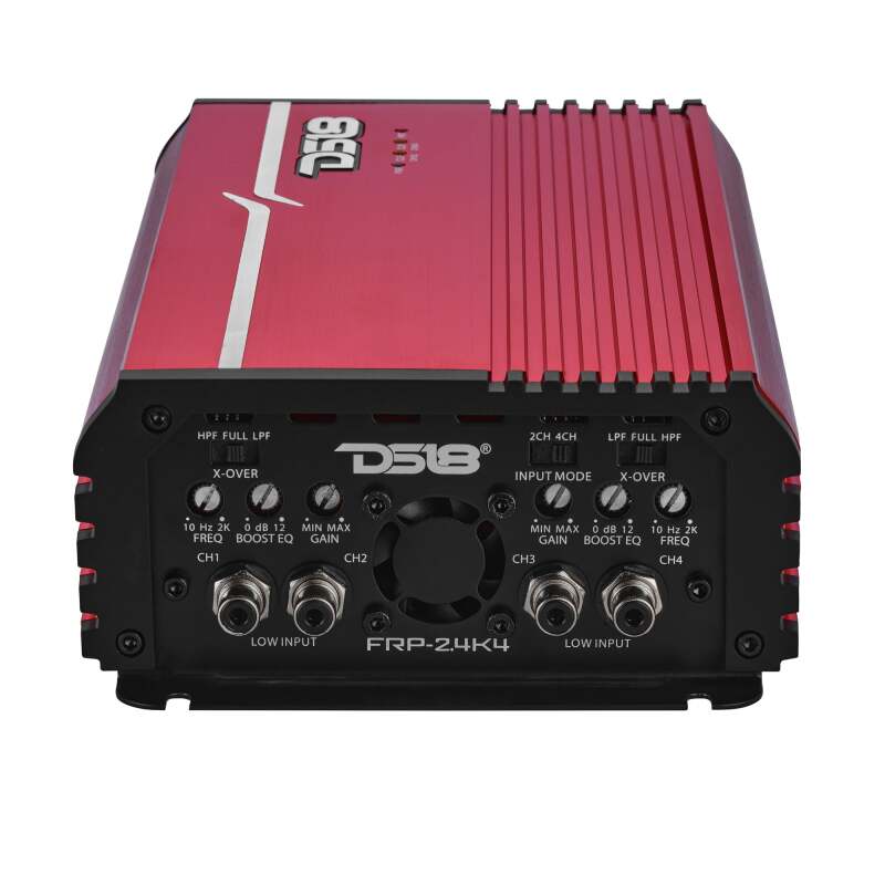 DS18 4-Channel Class D Amplifier - 4 x 250W @ 4Ω - FRP-2.4K4/RD - view 2