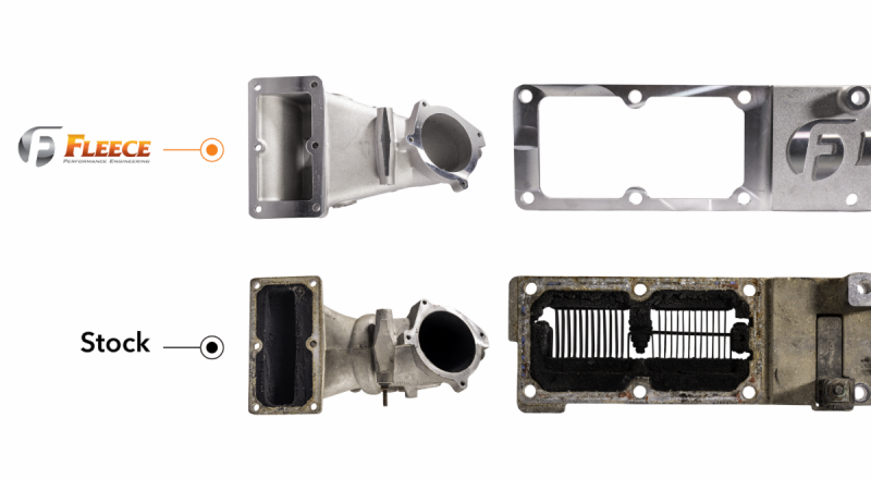 Fleece Performance Grid Heater & Intake Horn Upgrade Kit - 2007.5-2024 Ram 2500/3500/4500/5500 6.7L Cummins - Fleece part FPE-CUMM-IHK-0724 view 4