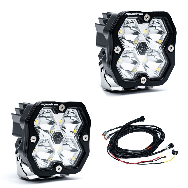 Baja Designs Squadron Sport LED Light Pods - Squadron 2.0 Sport LED Spot (Pair) (part 5578012)