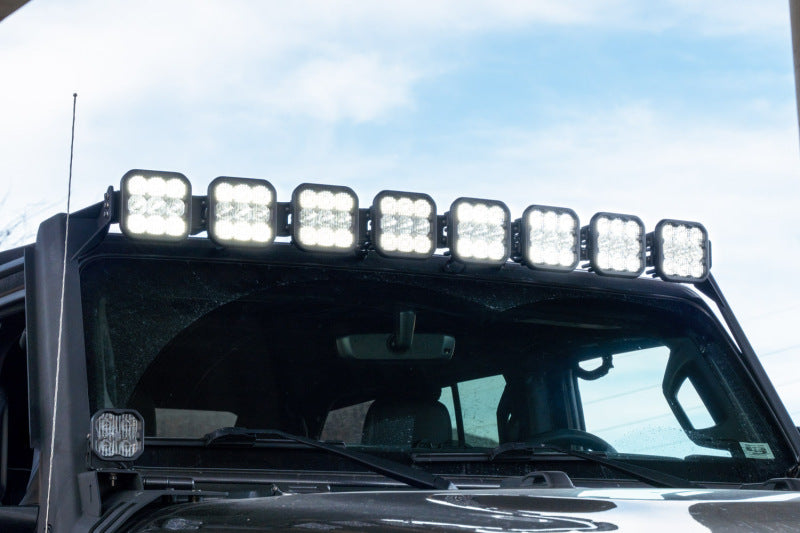 Diode Dynamics Jeep JL SS5 Sport CrossLink Windshield - White Combo Lightbar Kit - DD6821 - view 2