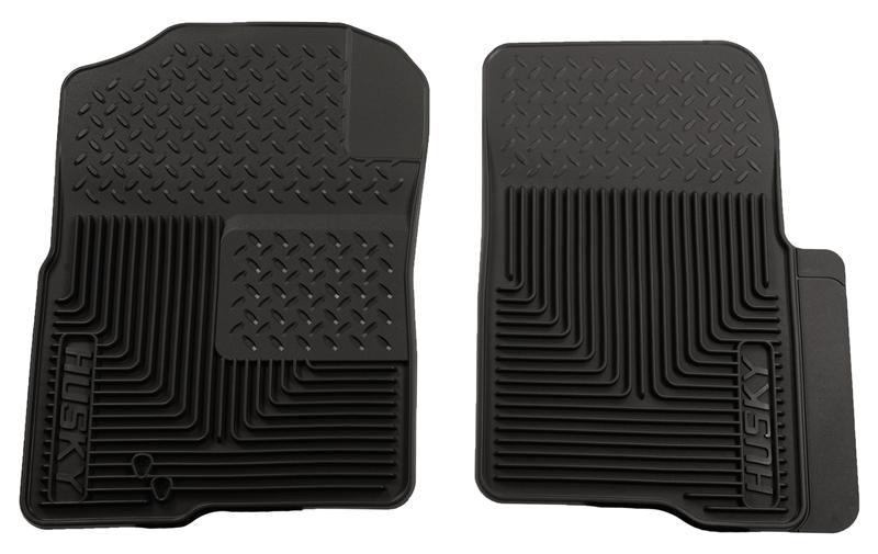 Husky Liners Heavy Duty Floor Mats - Ford & Lincoln - 04-09 Ford F-150 Custom Fit Heavy Duty Black Front Floor Mats (part 51231)