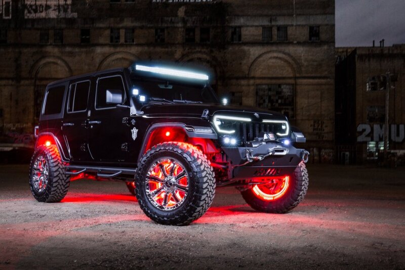 ORACLE Lighting VECTOR Series Full LED Grille - Jeep Wrangler JL/JT - NA - 5837-PRO - view 7
