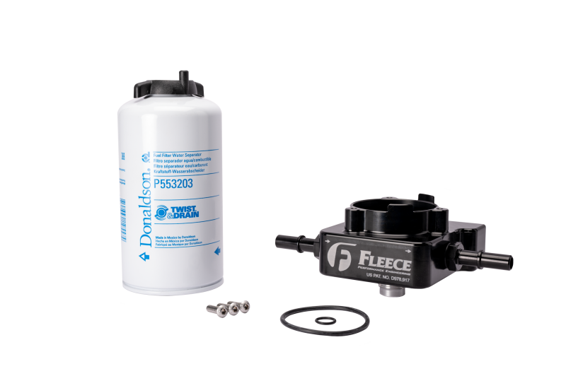 Fleece Performance Spin-On Fuel Filter Upgrade Kit (Short Bed) - 2020-2024 Chevy/GMC 2500HD/3500HD L5P Duramax Short Bed - Fleece part FPE-L5P-FFBA-20