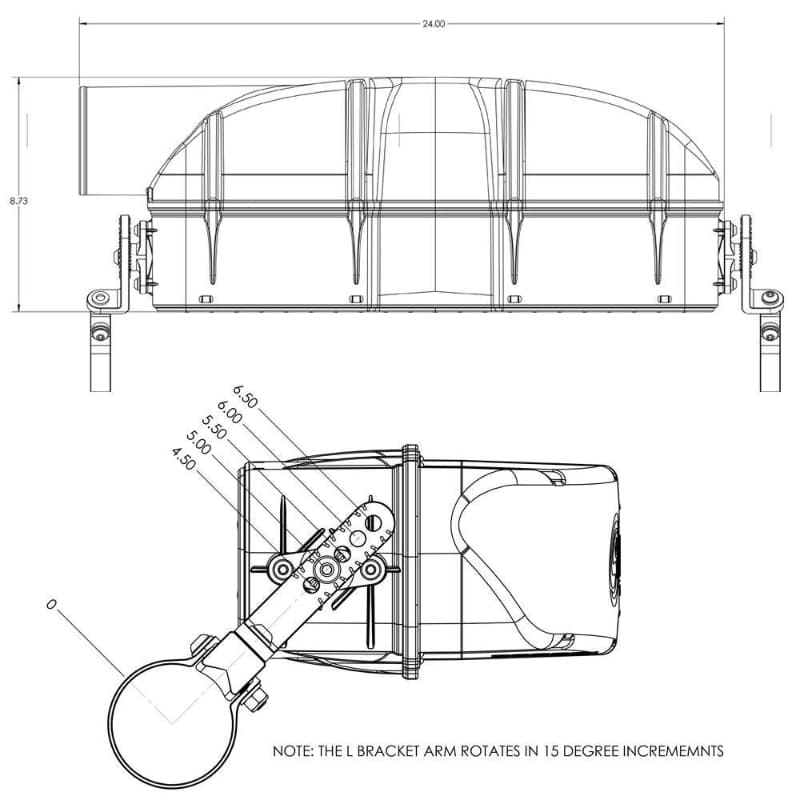 S&B Particle Separator for 2016-2023 Polaris RZR XP Turbo / Turbo S - S&B part 76-7007 view 7