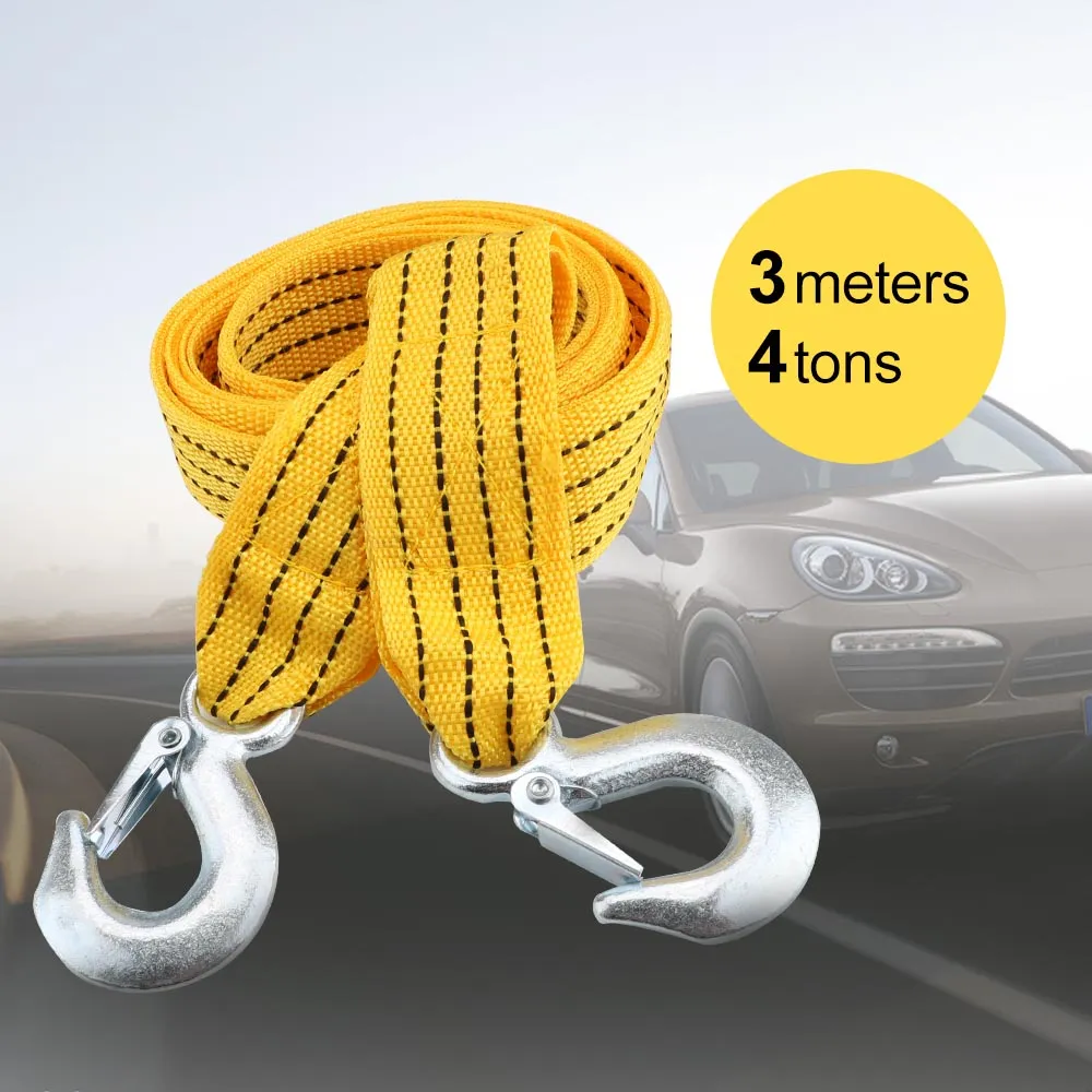 Good Quality and Different Type Tons Car Tow Rope with Hooks - China Tow  Rope, Towing Rope